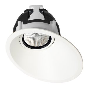 DOWNLIGHT OFF DEEP TILT & DIM DRVR 11.1W 3000K 55DG WHT ZELA