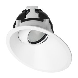 DOWNLIGHT OFF DEEP TILT & DIM DRVR 11.1W 3000K 55DG WHT ZELA