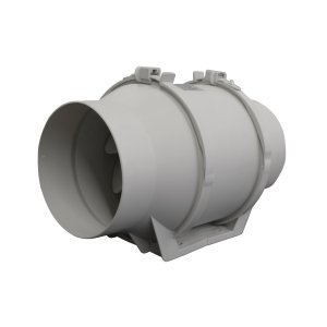 FAN MIXED FLOW INLINE 44-54W 410-530M3/HR 150MM VAFM1501