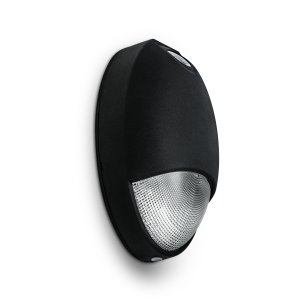 BULKHEAD STD LED 4000K 240VAC C/W SENSOR BLK DECO