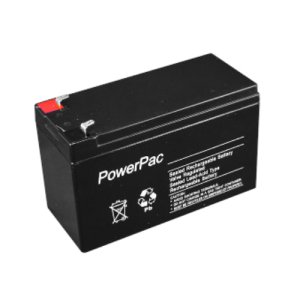 BATTERY SLA 12V 9AH W 6MM LUGS 152X65X94MM POWERPAC