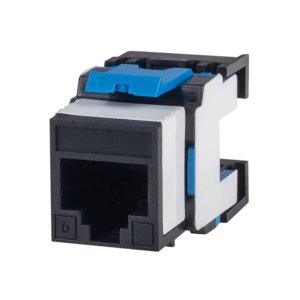 JACK KEYSTONE CAT6 180 UNSHIELDED FP-C6-180BK DYNAMIX