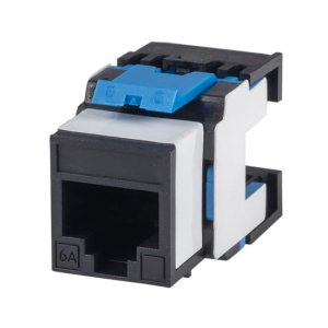 JACK KEYSTONE CAT6A 180 UNSHIELDED FP-C6A-180BK DYNAMIX