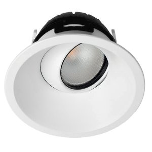 DOWNLIGHT LED DEEP TILT DIM DRVR 4.3W 3000K 40DG WHT ZELA