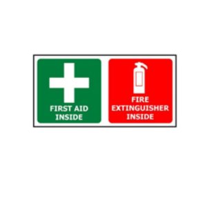 STICKER FA/EXTIGUISHER 125X90 (5PK)