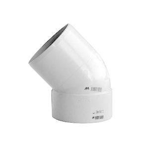 BEND PLAIN M & F PVC-U DWV SCJ 100MM 11DG NOVADRAIN