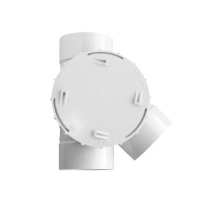 JUNCTION INSPECTION PVC-U DWV SCJ 100MM 45DG LH NOVADRAIN