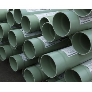 PIPE CULVERT PVC 250MMX3M 550.250.3 SOE FARMTUFF