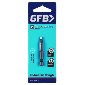 BIT SCREWDRIVER #2 SQ GFB98 50MM TOS
