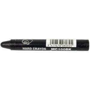 MARKER CRAYON BLACK MC100BK RETSOL