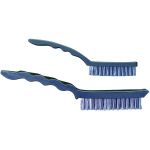 HAND BRUSH WIRE PLASTIC HANDLE 330MM 504AB