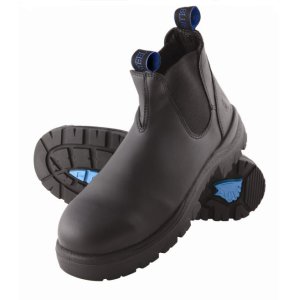 BOOT SLIP ON BLK 7 312101 STEEL BLUE HOBART
