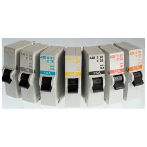 MCB PLUG-IN 3KA 16A C-CURVE ABB S91C16