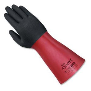 GLOVE CHEMICAL ALPHATEC 58-535B GREY SIZE 9 ANSELL