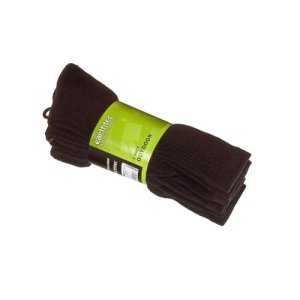 SOCKS 3PK NVY 6-10 FMS221 EARTHTEC OUTDOOR