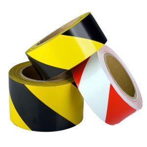 TAPE FLOOR/AISLE SI-FT-1 BLACK/YELLOW 50MMX33M
