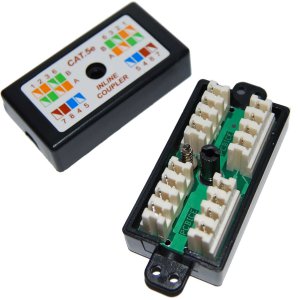 COUPLER INLINE CAT5E PUNCH DOWN A-PD-C5E