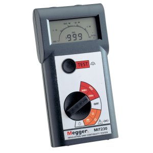 INSULATION TESTER 250/500/1000V MIT230 MEGGER