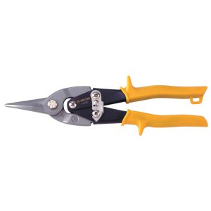 SNIPS AVIATION TIN STRAIGHT YELLOW 10IN KING TONY KT74030