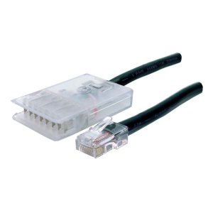 P/CORD CAT5E 4PR 110-RJ45 2M PL110RJ4P2 BK