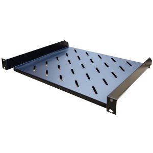 SHELF CANT 1RU 19INCH 415MM (D) RACS-400 BK