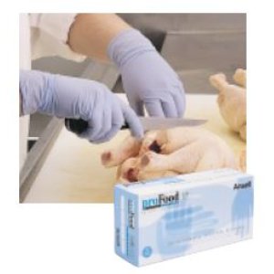 GLOVE NITRILE PRO FOOD 92-670-M ANSELL BLUE M 100BG