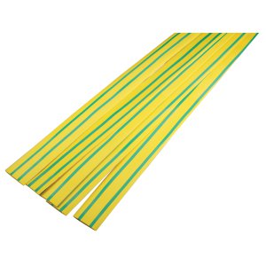 HEATSHRINK THIN WALL 25/12MM GRN/YLW EZISHRINK