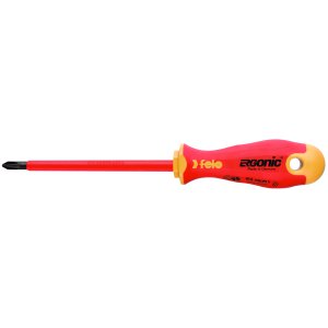 SCREWDRIVER ERGONIC FLAT 2.5 X 75MM INSUL HARD TIP 413