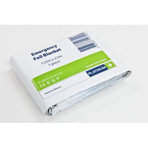 EMERGENCY BLANKET FAH195 SILVER FOIL