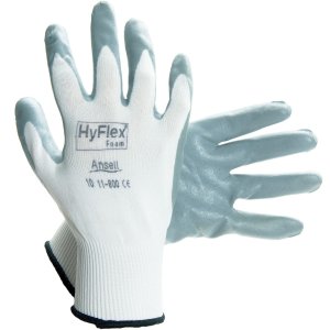 GLOVE HYFLEX FOAM 11-800-11 ANSELL WHITE 11