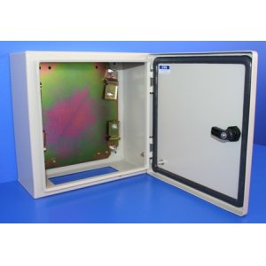 ENCL METAL 1DR + GEAR TRAY & W/BRKTS CR303015 300X300X150