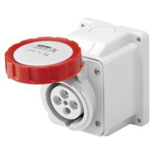 SOCKET SURF IEC309 3P+N+E 415V 32A IP67 GW62442 GEWISS RED