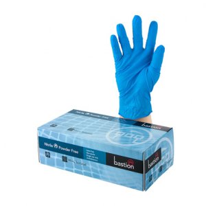 GLOVE NITRILE POWDER FREE 100/204 BLUE 240MM (PK100) XL