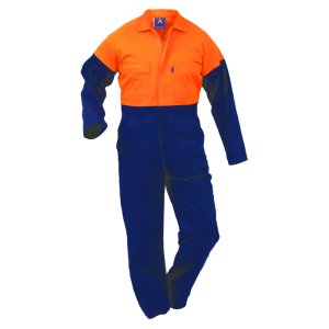 OVERALL DAY ONLY COTTON 310GSM NVY/ORA 5 43102