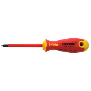 SCREWDRIVER ERGONIC SQUARE #1 X 100MM INSUL HARD TIP 419