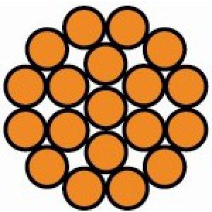 9211 CABLE CU STRAND SOFT DRAWN BARE EARTH 25MM