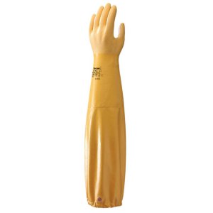 GLOVE NITRILE LONG ARM YLW 9/L 63850 SHOWA 772