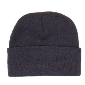 BEANIE NAVY 4243ACRYLIC KNITTED