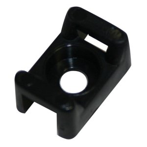 CABLE TIE NYLON SCREW MNT 6MM BLK PK100 CTB9BK