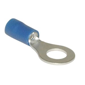 TERMINAL RING SUPERGRIP 1.5-2.5MM M4 STUD BLUE 100PK H4222