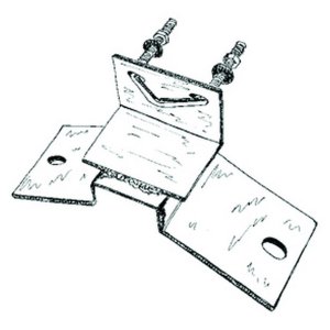 RIDGE MOUNT BASE  C/W V BLOCK ASS (NEEDS MAST) 11MM-IRM