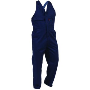 OVERALL BIB ELASTIC SHOULDER P/C NVY 14