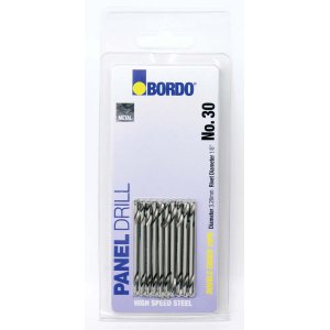 BIT PANEL DRILL HSS D/END CLAM 2345-1/8T BORDO 1/8IN 10PK