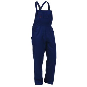 OVERALL BIB & BRACE COTTON DOME FLY TURU BIDCO NAVY 8