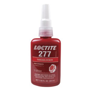 THREADLOCKER LOCTITE 277 HIGH STRENGTH RED 50ML