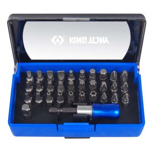 BIT SCREWDRIVER SET 32PCE & #2 SQ BIT KT1032CQ01 KING TONY K