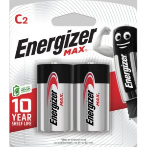 BATTERY ALK C MAX E93BP2T ENERGIZER  2PK