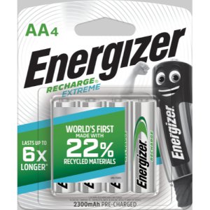 BATTERY RECHARGEABLE NI-MH AA NH15BP4T ENERGIZER 4PK