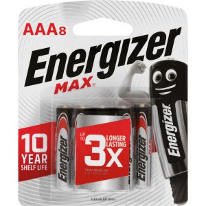 BATTERY ALK AAA MAX E92BP8T ENERGIZER 8PK