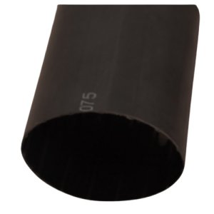 HEATSHRINK DUAL WALL ADHESIVE LINED BLK 9-3MM 1.22M